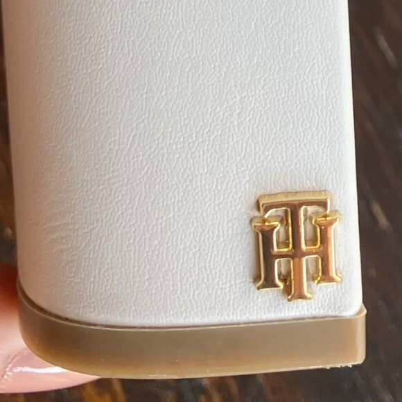 Tommy Hilfiger Taupe Cream Sarifina Block Heel Sandals - Picture 7 of 9